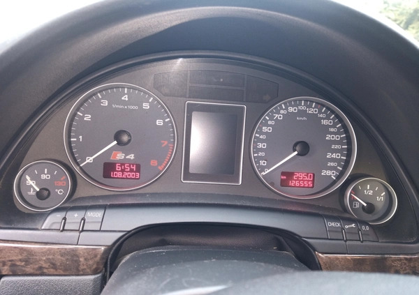 Audi S4 cena 29000 przebieg: 132000, rok produkcji 2003 z Wojnicz małe 79